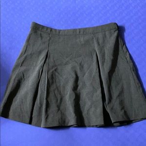 School girl gray pleated skirt. Size S